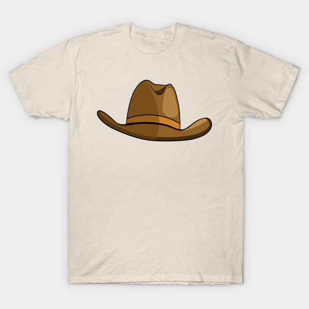 Cool Cowboy Hat T-Shirt by KawaiinDoodle